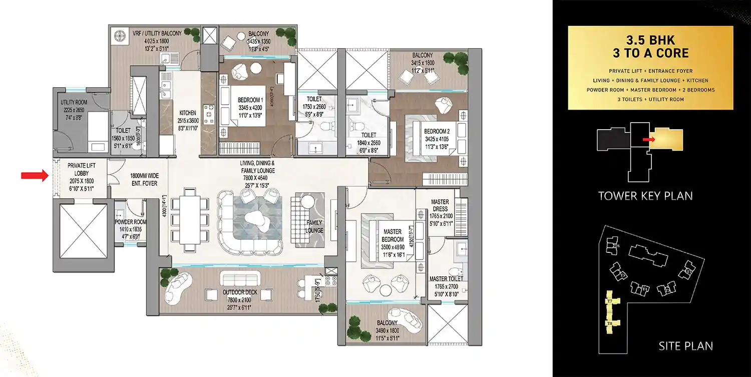 Signature Global Titanium SPR Floor Plan