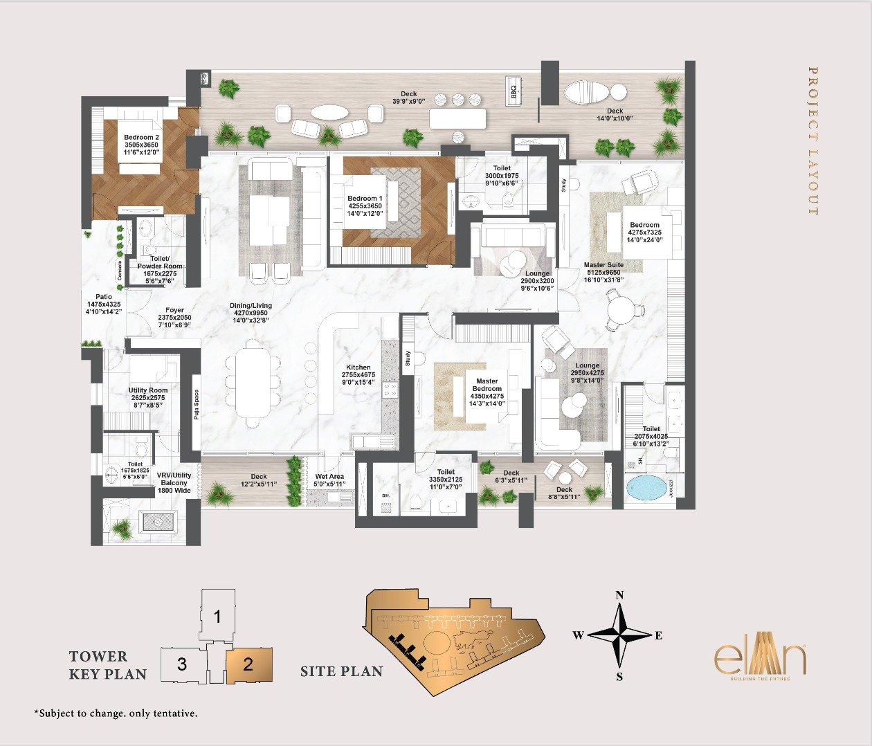 Elan The Emperor Floor Plan